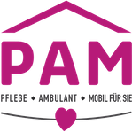 PAM Logo ambulanter Pflegedienst betreut durch Digital ProCare.