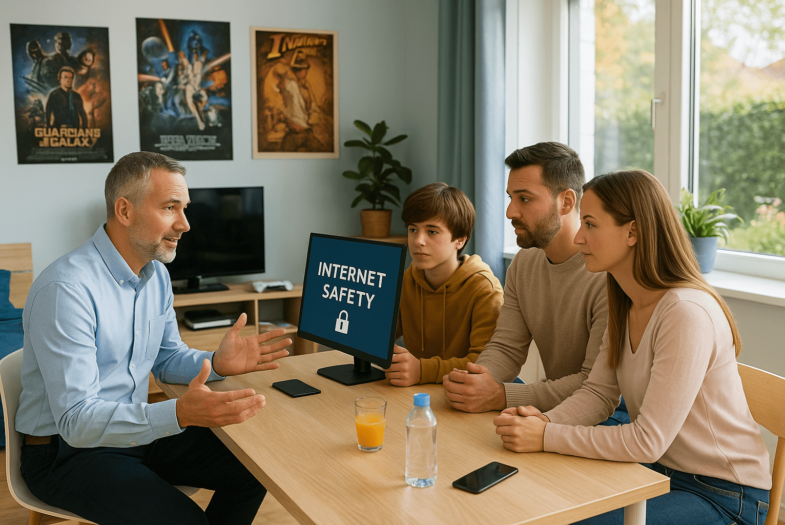 Beratung von Eltern und Jugendlichen in Bezug auf den Umgang mit Medien Handy Computer Spielekonsolen und Tablets